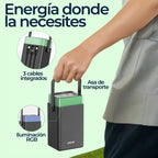 Power Bank 100.000mah Bateria Carga Rapida 22.5w Con Cables