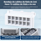 Maquina De Hielo Fabricador de cubo 16kg/24hr 120w Con Pantalla Tactil