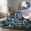 Bloques Magnéticos Tipo Minecraft Underworld 190pc Y 17 De Luz