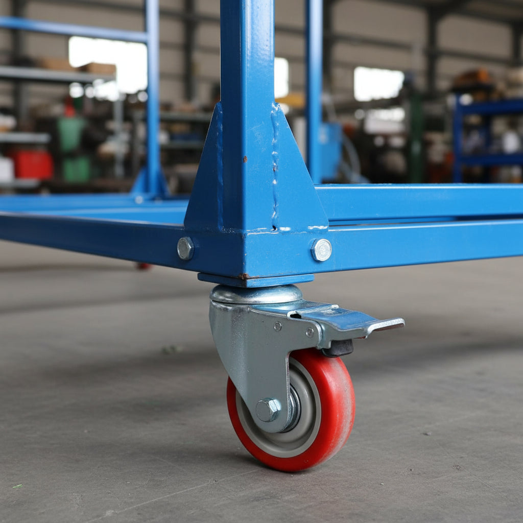 Escalera Industrial Tipo Avión De 10 Peldaños Con Plataforma De  2,5m 550kg