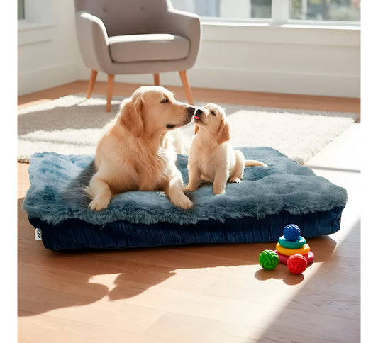 Cama Premium Para Perro Lavable Antideslizante 108cm Colchoneta