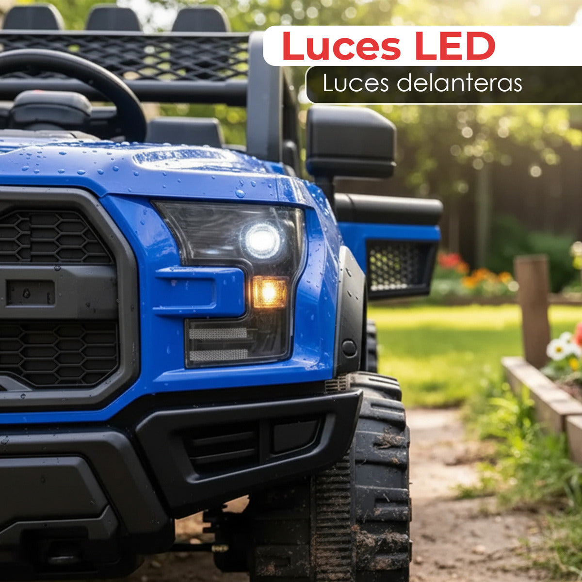 Auto Electrico Montable Jeep Camioneta 4x4 Raptor A Bateria