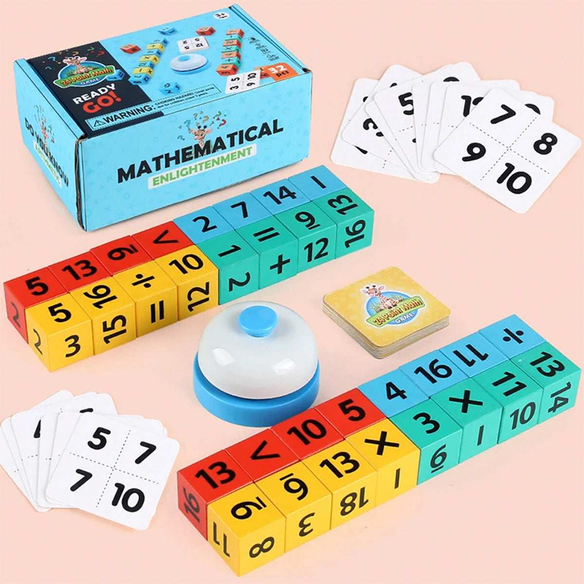 Bloques Magnéticos Juego Didáctico Matemático Ingenio 32pcs