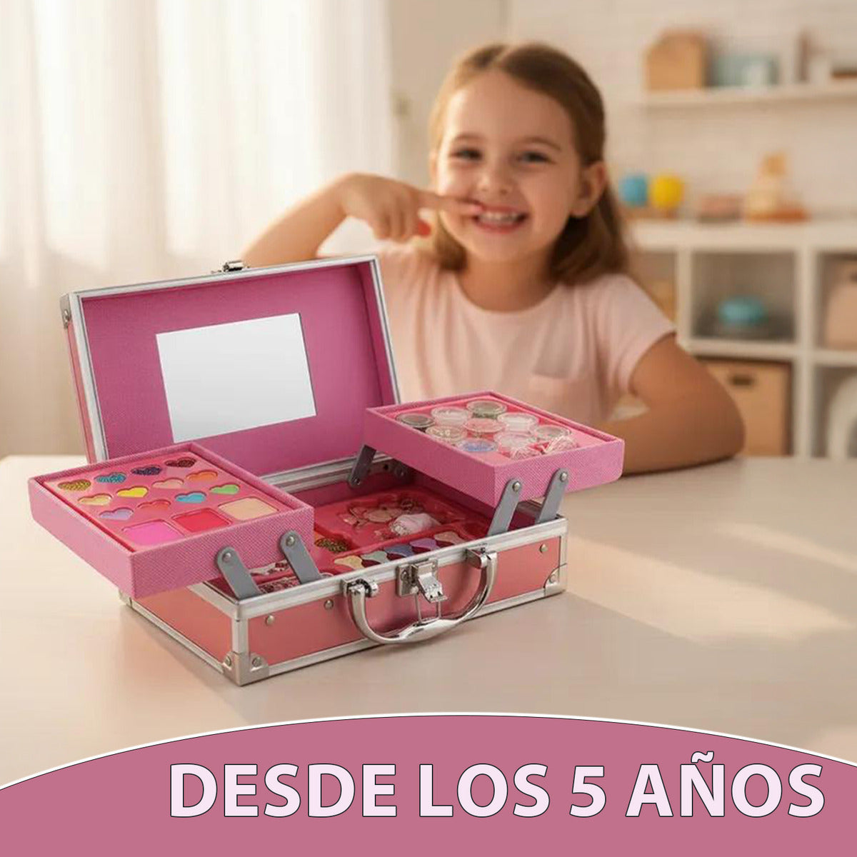 Set De Maquillaje Para Niñas Infantil De Unicornio De 37 Pcs