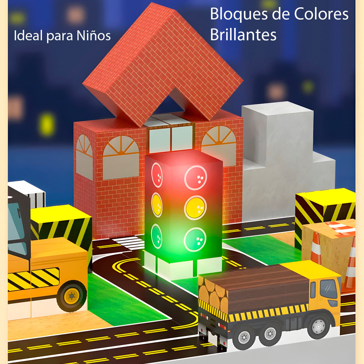 Bloques Magnéticos Tipo Minecraft 138 Pcs Con 2 Bloques De Luz