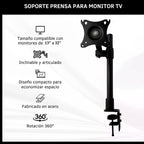 Soporte De Monitor Para Escritorio Articulado 17 A 32