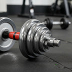 Set De Mancuernas Cromadas Ajustables 20Kg Con Maletin
