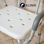 Silla De Baño Ducha Con Apoya Brazos Antideslizante Portatil Livelia