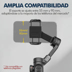 Gimbal Aspor Smart XE 3 Ejes Negro Para Celular Estabilizador Plegable