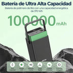 Power Bank 100.000mah Bateria Carga Rapida 22.5w Con Cables