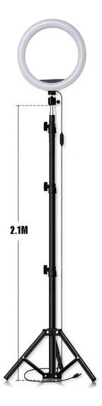 Aro De Luz Led Grande 36cm 14 Tripode 2.1m Tik Tok