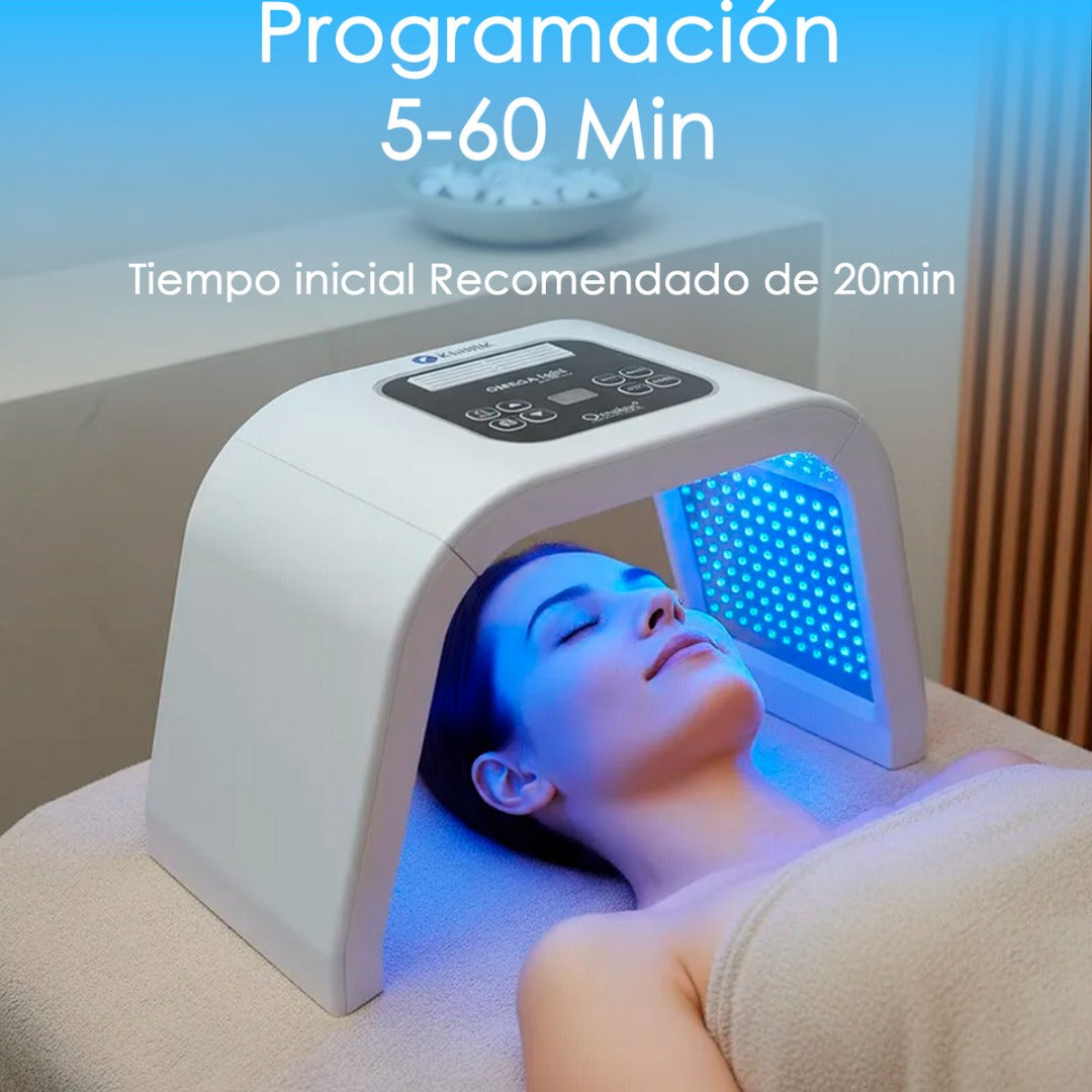 Lampara Cabina Fototerapia Facial De 7 Colores Con Lentes Y Con 287 Leds