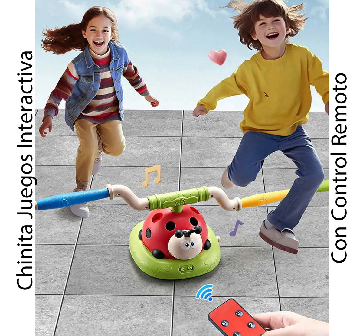 Juguete Didactico 3 en 1 Chinita Musica Salto Ejercicios Niños