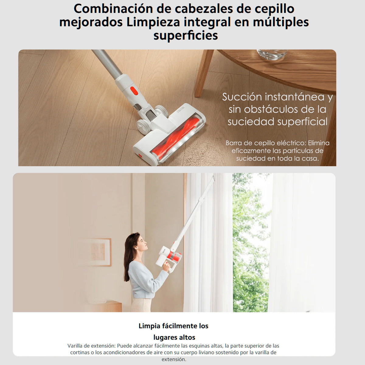 Xiaomi Aspiradora Inalámbrica Vacuum Cleaner G20 Lite 18mpa Blanco