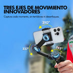 Estabilizador Gimbal De 3 ejes con Barra Extensible y Trípode Smart X2 para Celulares Smartphone