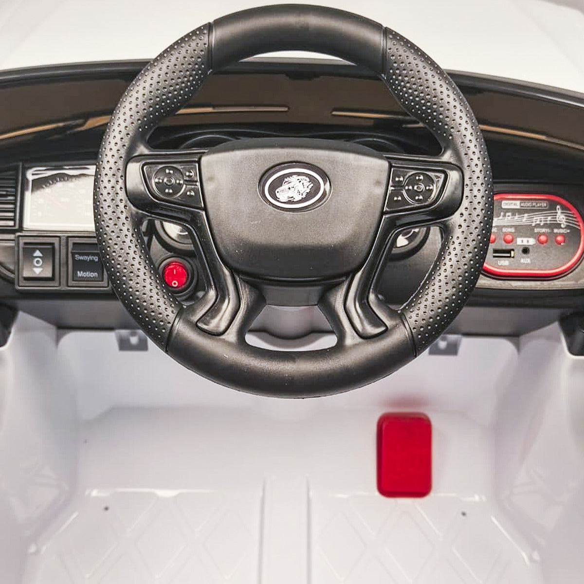 Auto Electrico Niños Toyota Lc300 Premium Auto Montable Blanco