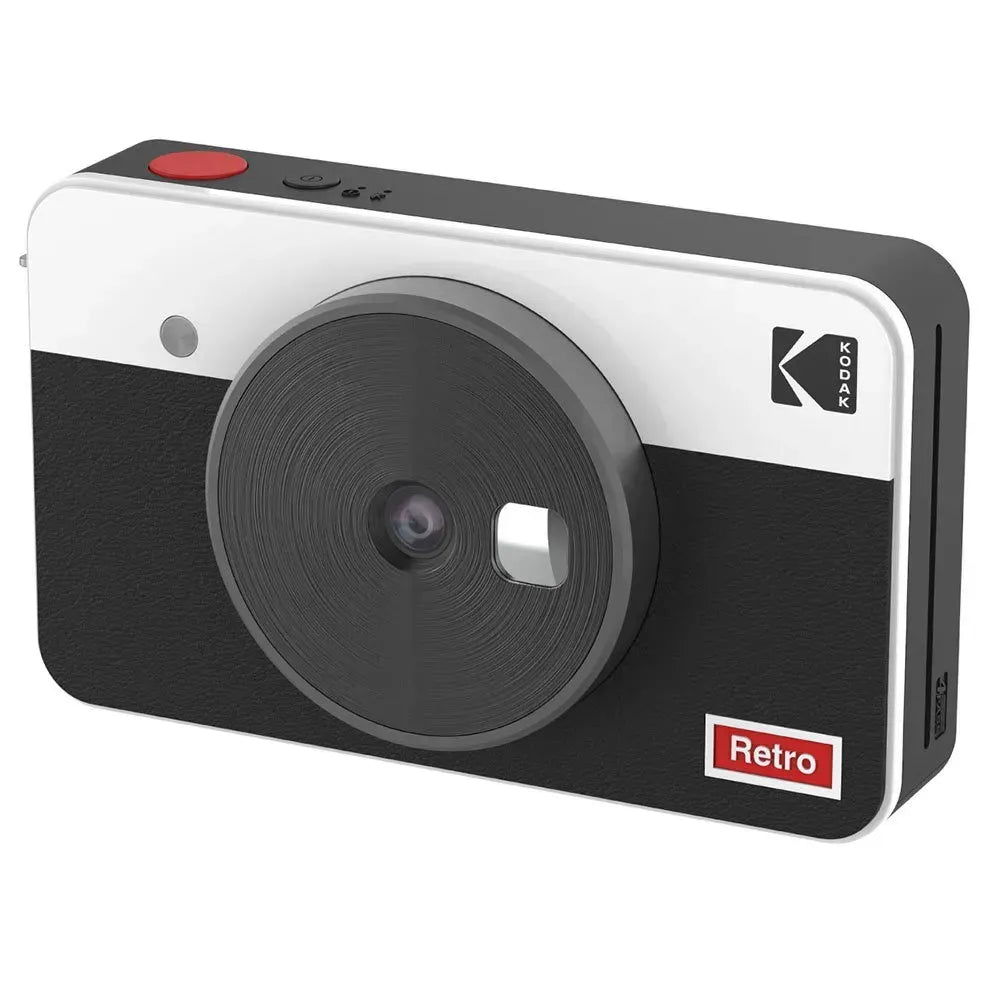 Camara Instantanea Kodak Mini Shot 2 C210R Blanca – Impresora Bluetooth 2 en 1 + 8 Fotos