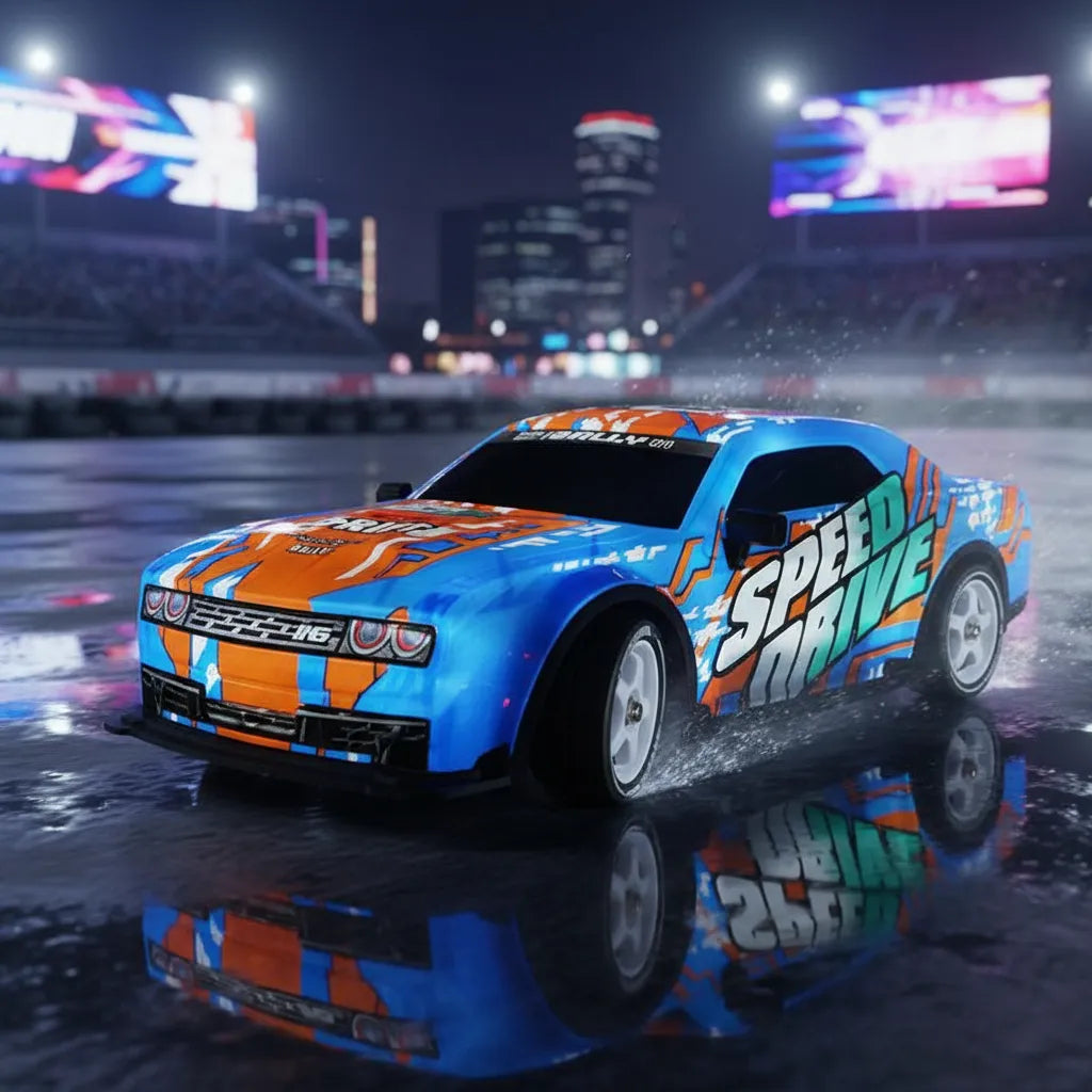 Auto Drift 4x4 Con Control Y Luces 2.4gz Speed Drive Dodge De 30cm