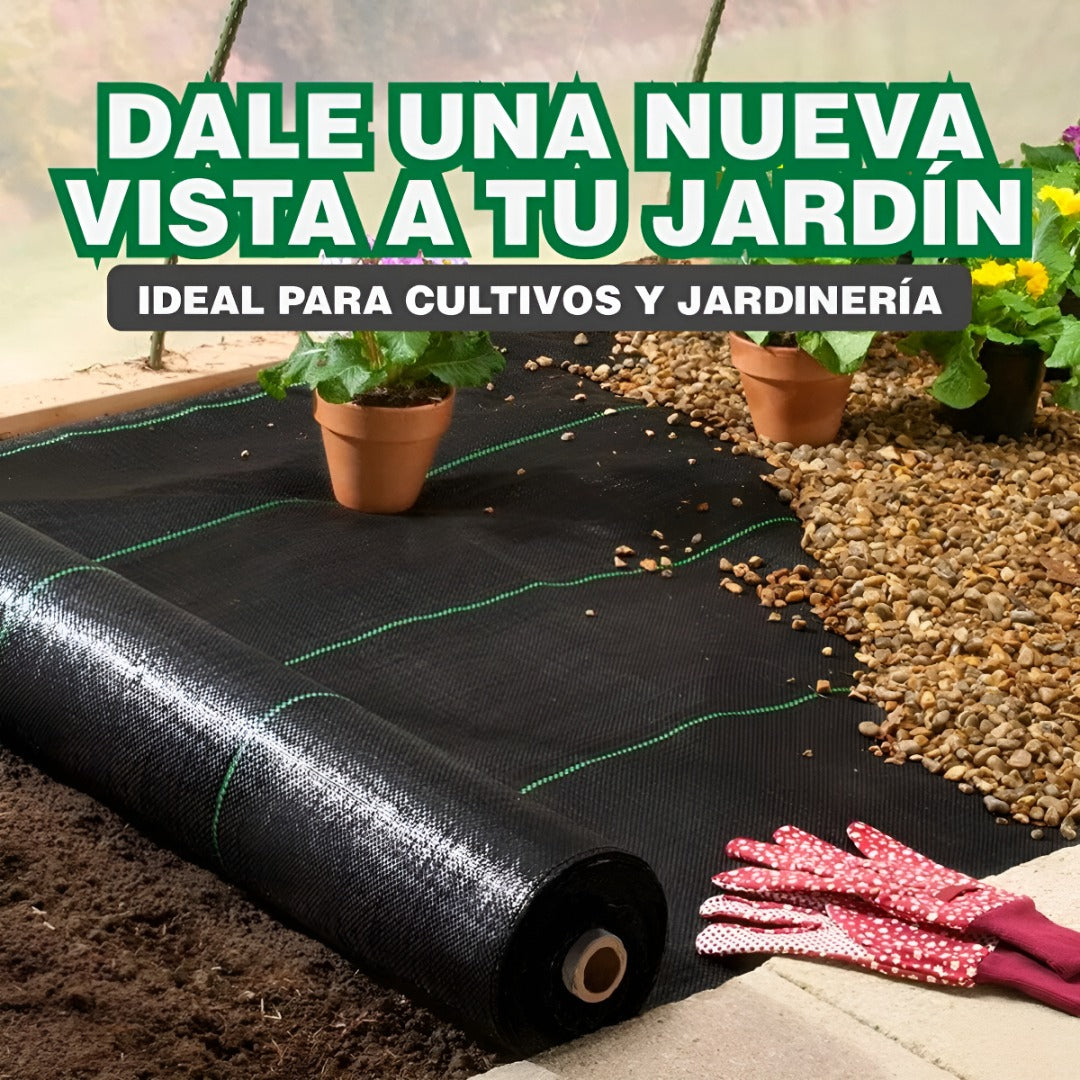 Malla Antimaleza 1x100 Mts Tela Rollo Ground Cover Planta