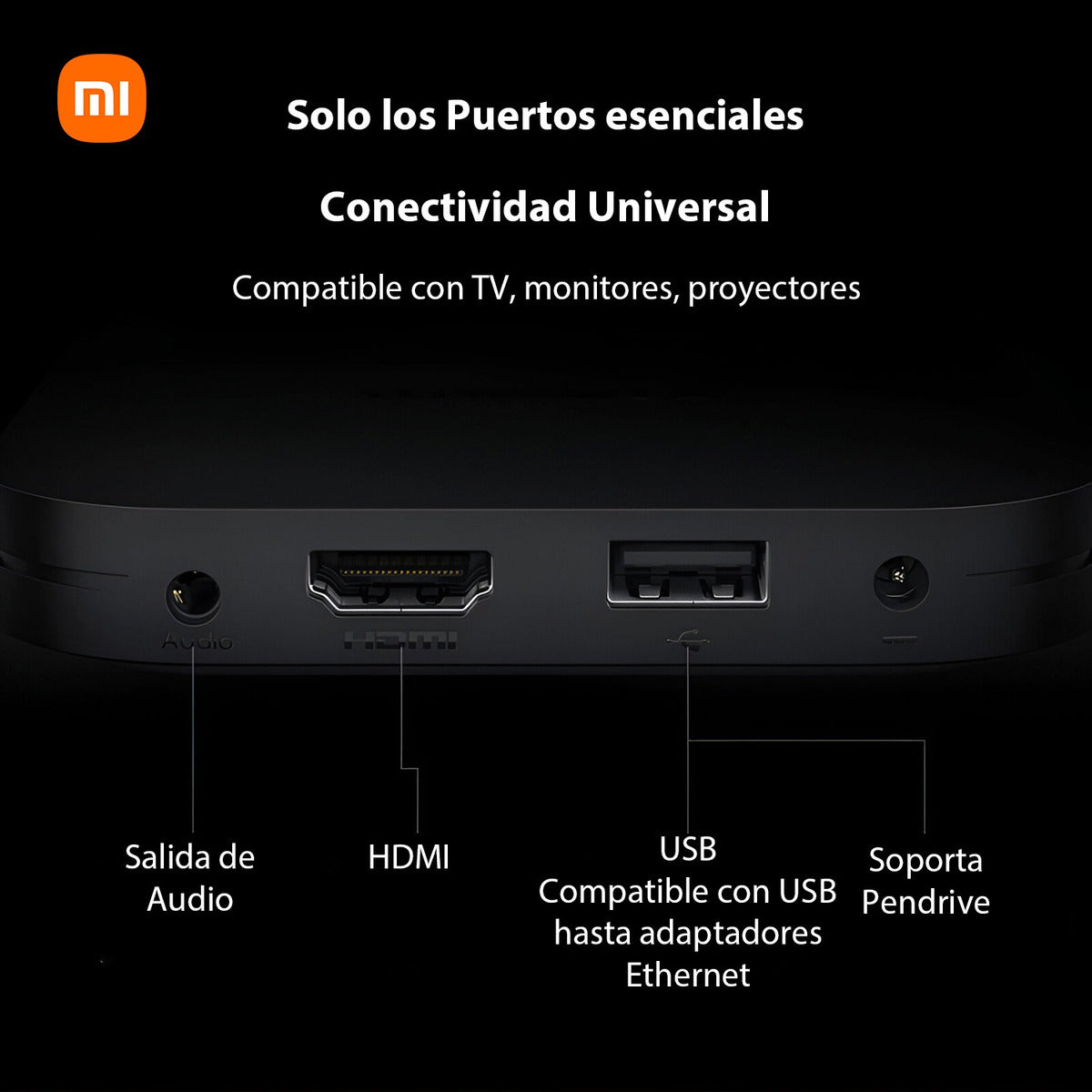 Xiaomi Tv Box S 2nd Gen Control Voz 4k 8gb 2gb Google Tv Negro