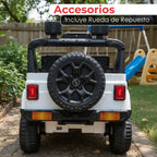 Auto Electrico Jeep Montable 4x4 Bateria Alta Duracion 12v