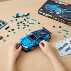 Auto Bloques Construcción Bugatti De 482 Piezas Armable Juguete Niños