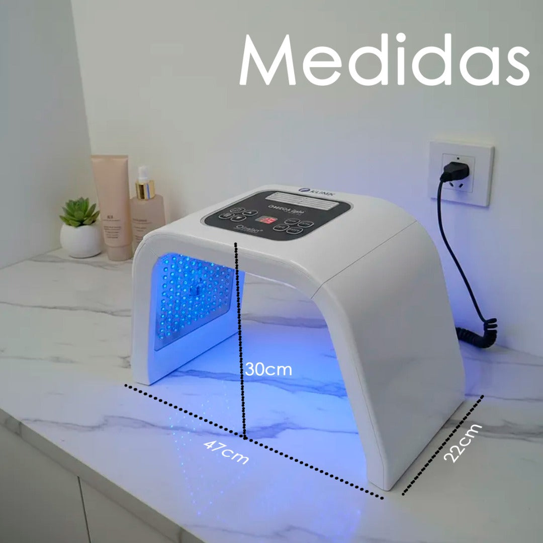 Lampara Cabina Fototerapia Facial De 7 Colores Con Lentes Y Con 287 Leds