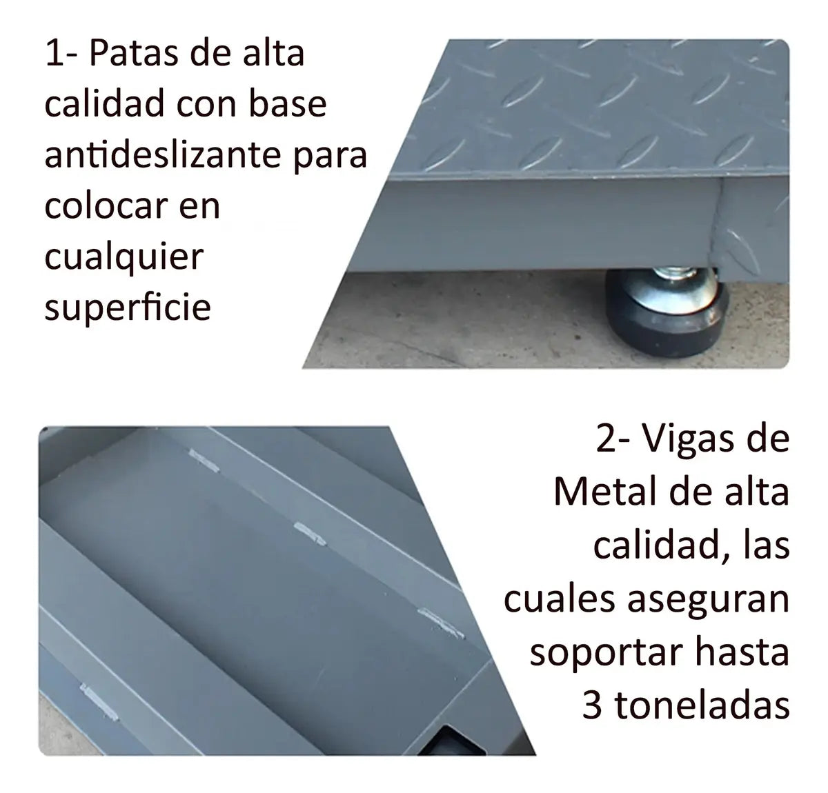 Balanza Plataforma Pesa Digital Industrial 3 Toneladas 1 Metro De Ancho x 1 metro De Largo