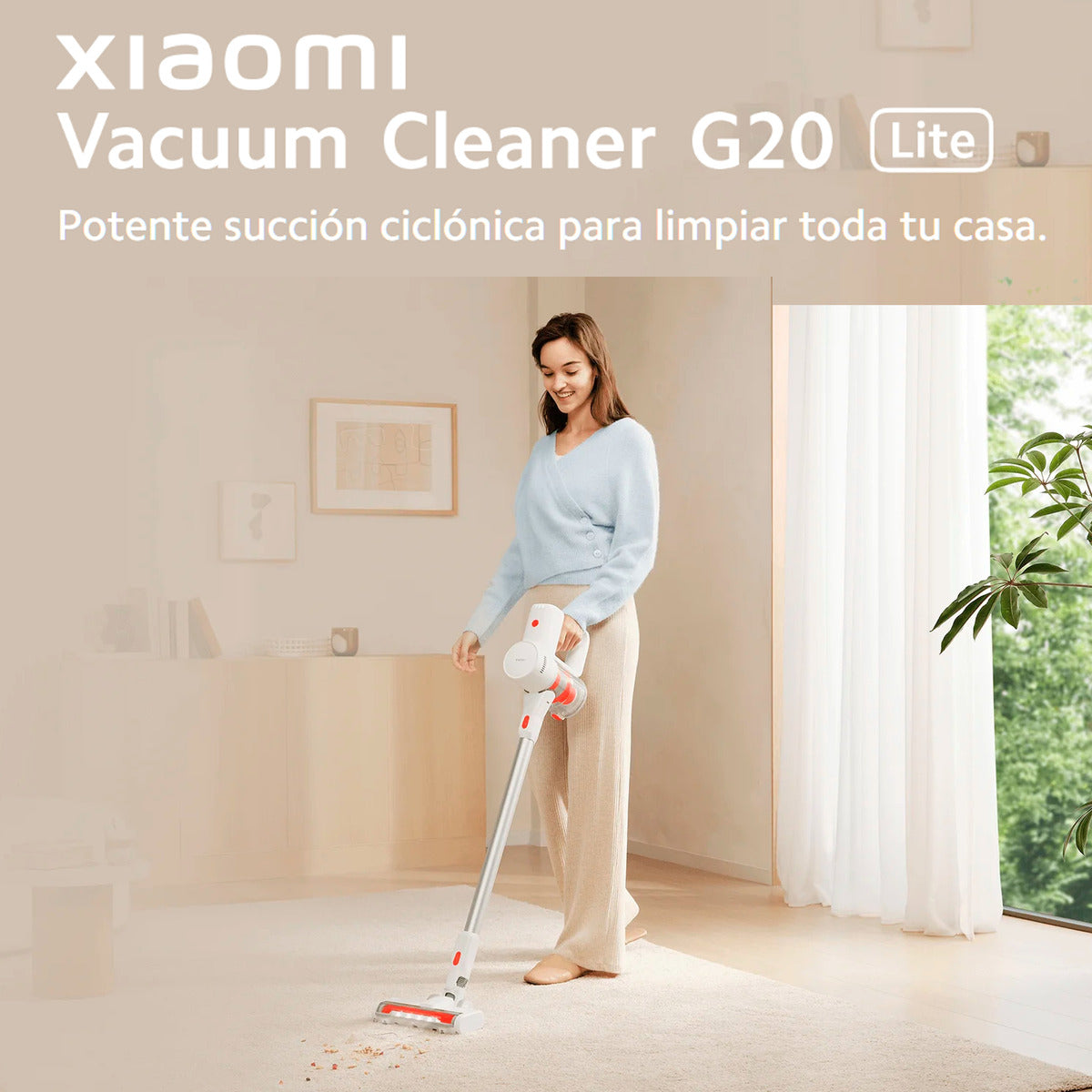 Xiaomi Aspiradora Inalámbrica Vacuum Cleaner G20 Lite 18mpa Blanco