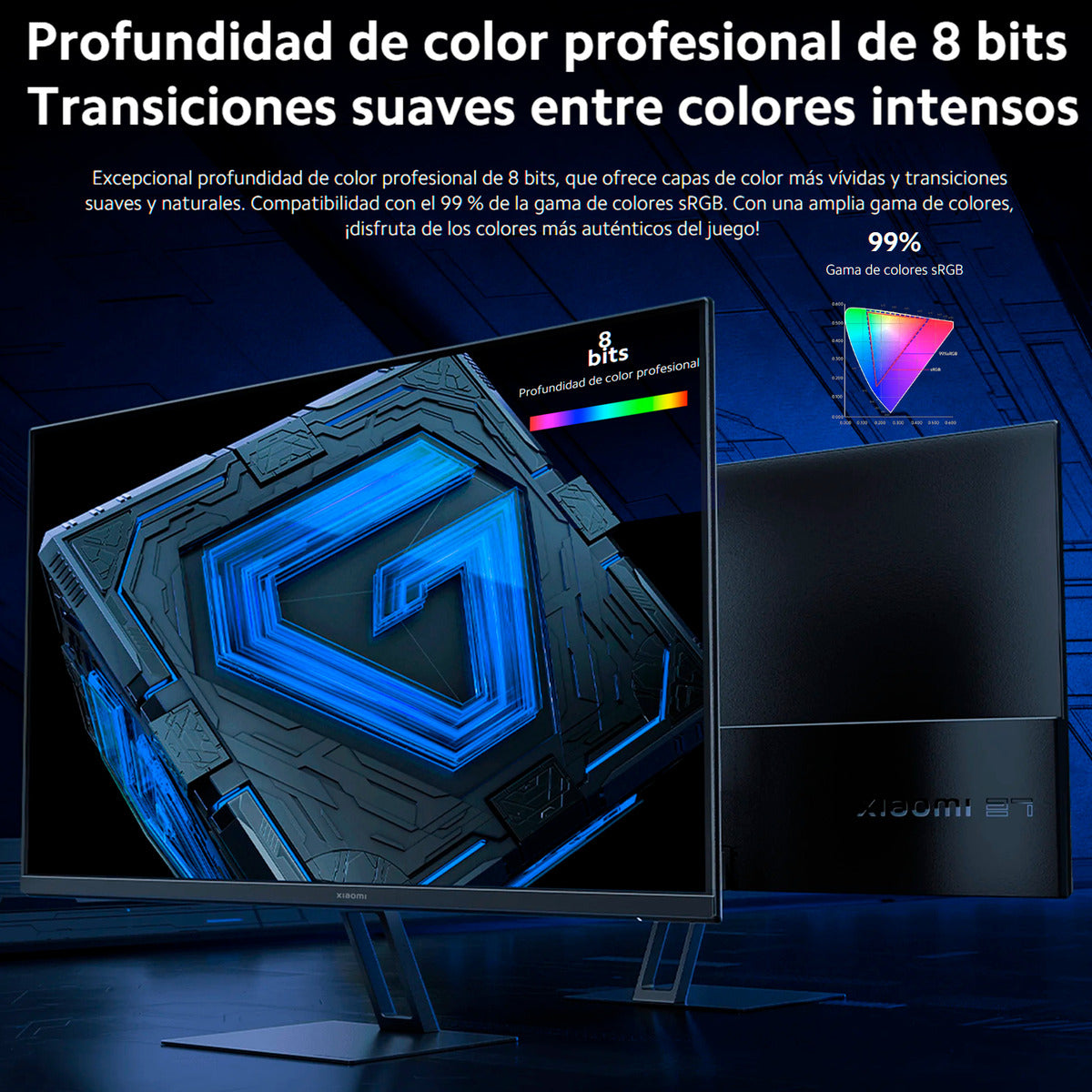 Xiaomi Gamer Monitor G27i 27in Fhd 1920*1080 Ips Dp A 165hz Negro