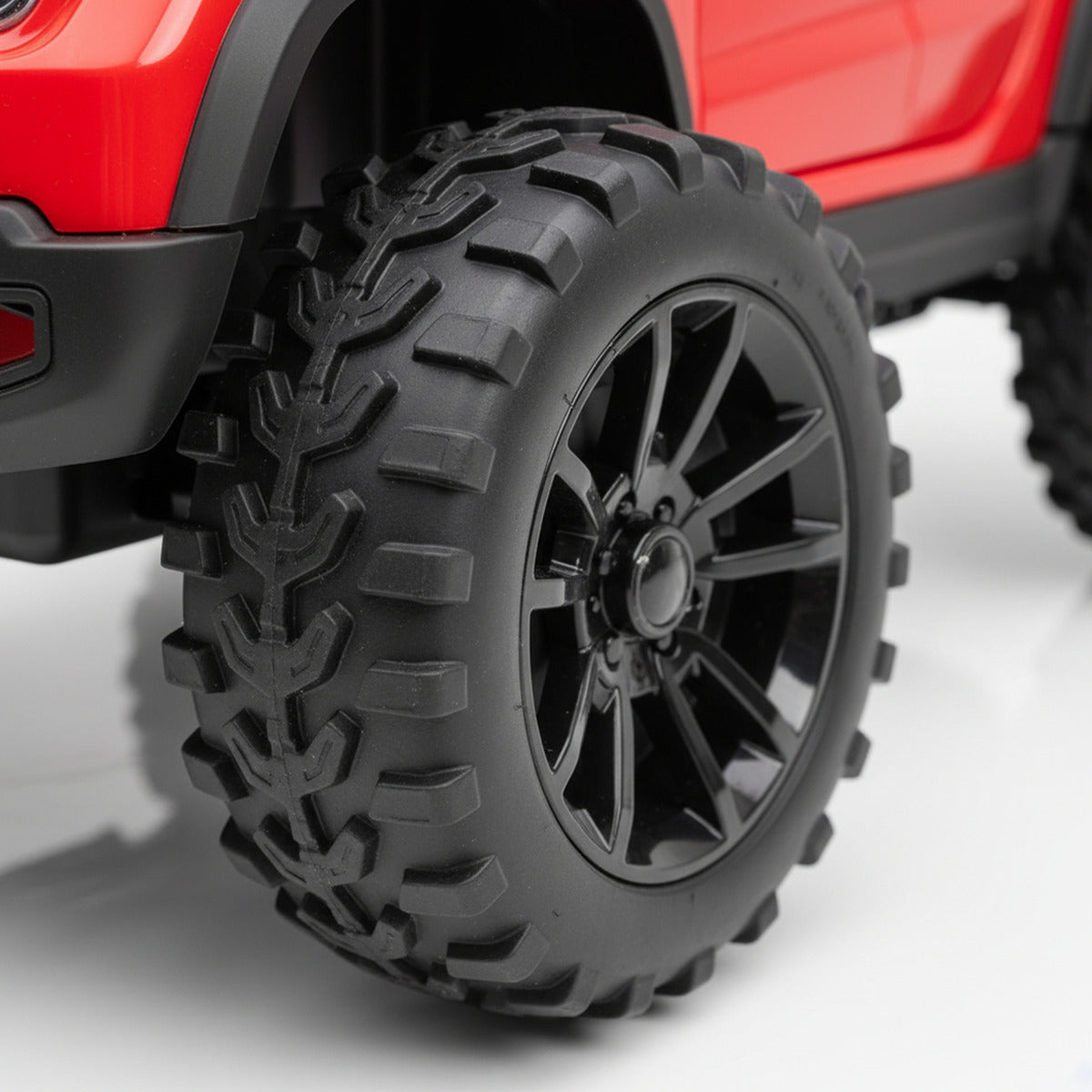 Auto Electrico Niños Camioneta Jeep 4x4 Ram Bateria Alta Duracion Rojo