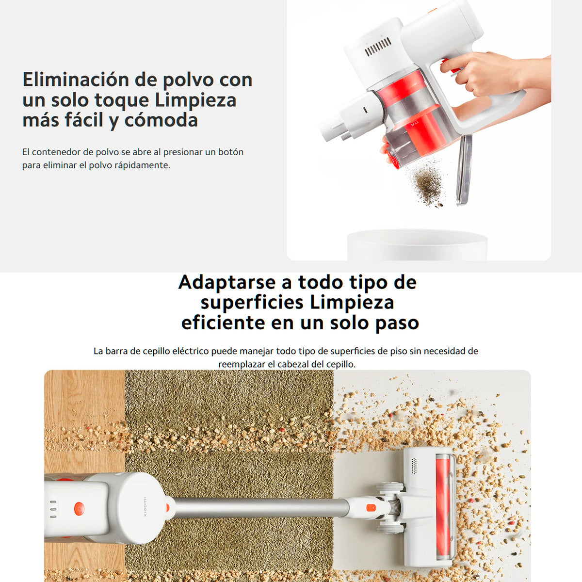 Xiaomi Aspiradora Inalámbrica Vacuum Cleaner G20 Lite 18mpa Blanco