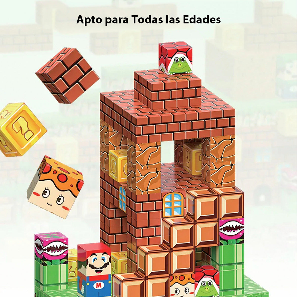 Bloques Magneticos De 100 Piezas Construccion Juguete Didactico