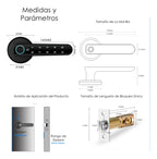 Cerradura Inteligente Wifi Con Huella Codigo Y Llave