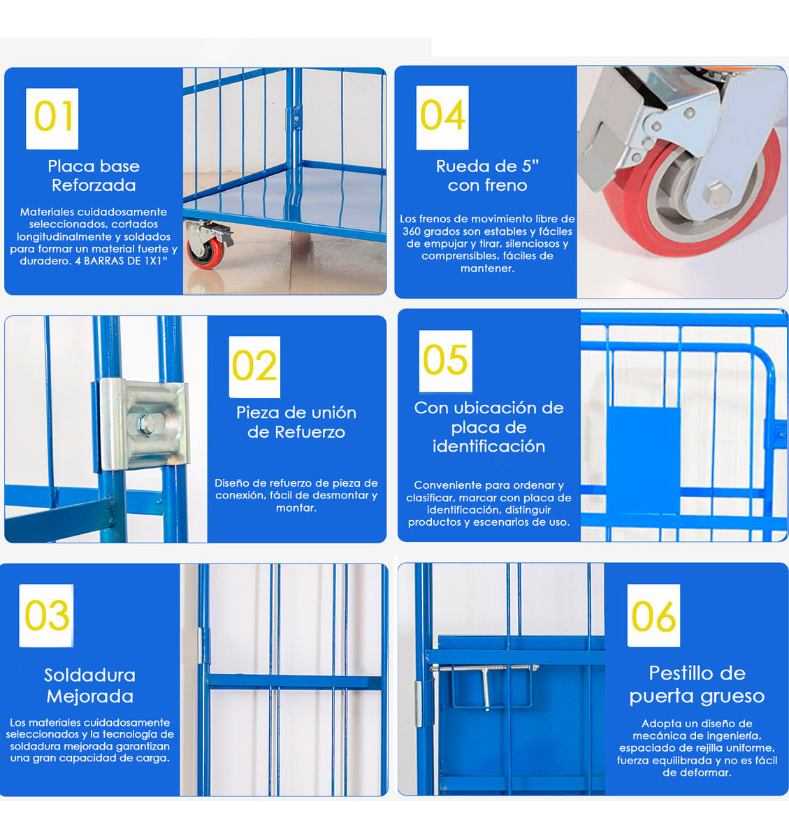 Carro Picking De Carga Para Bodega Plegable Acero 500kg