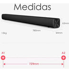 Barra De Sonido Xiaomi Soundbar 2.0 30w Bluetooth Parlante Negro 70-20k Hz