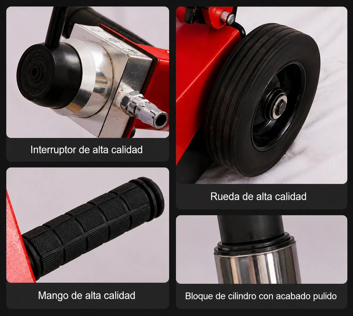 Gata Hidraulica Neumatica 50ton Y 25ton Presion  De Aire Botella 8-12 Bar