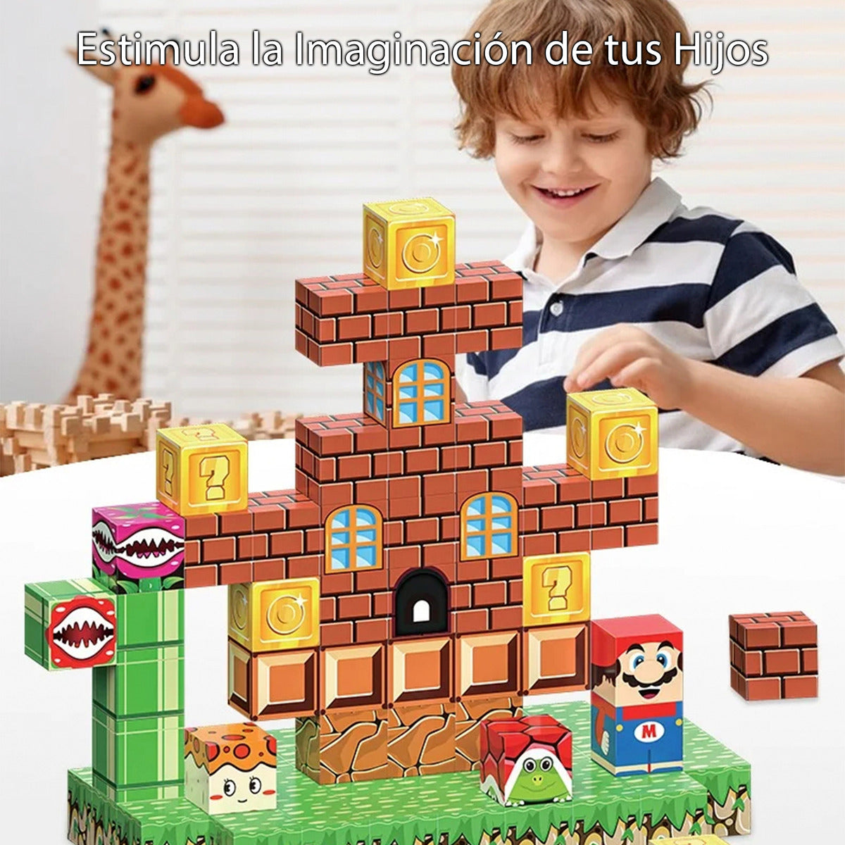 Bloques Magneticos De 100 Piezas Construccion Juguete Didactico