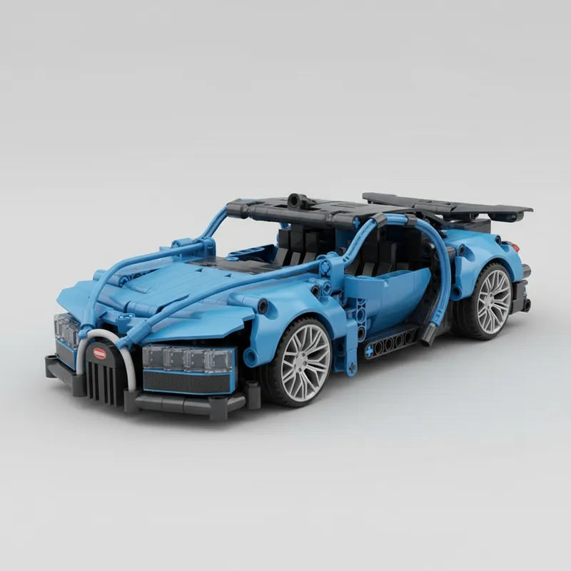 Auto Bloques Construcción Bugatti De 482 Piezas Armable Juguete Niños