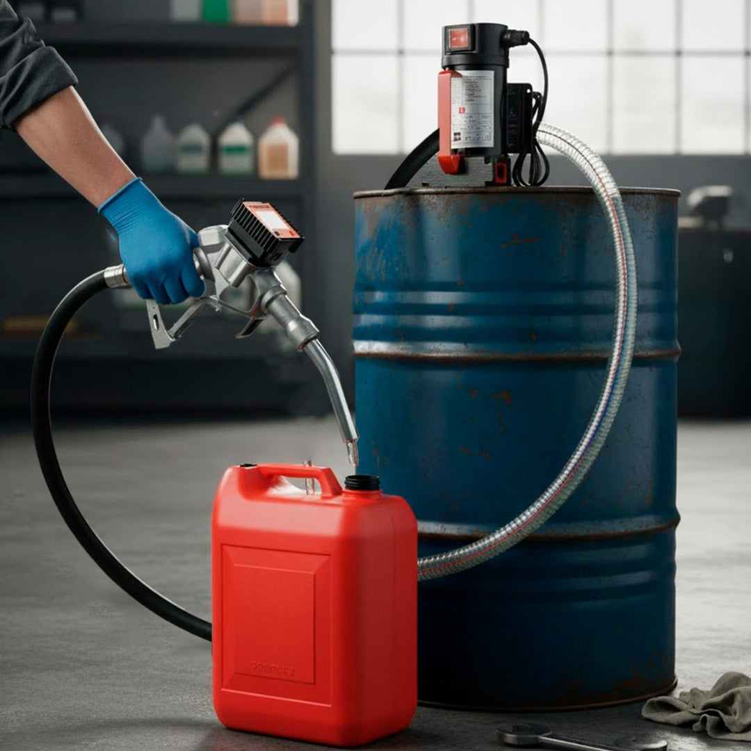 Kit Bomba Trasvasije Diesel Pistola Pantalla Bencina 220v