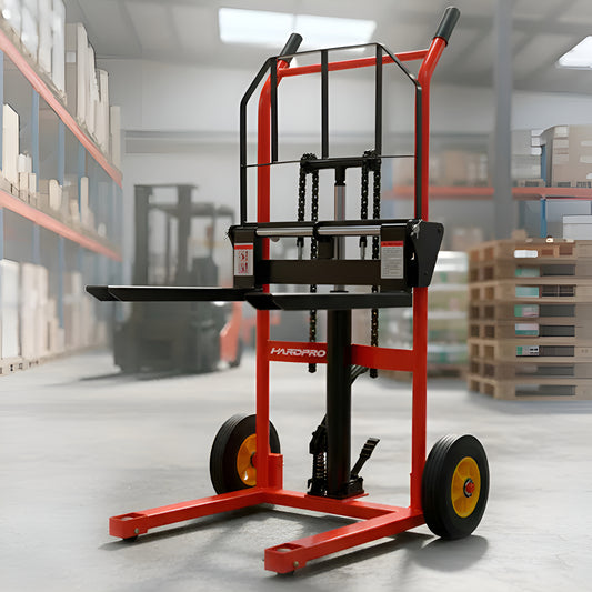 Apilador Hidraulico De Carga 200kg Elevacion 95cm Montacarga Yegua Hardpro