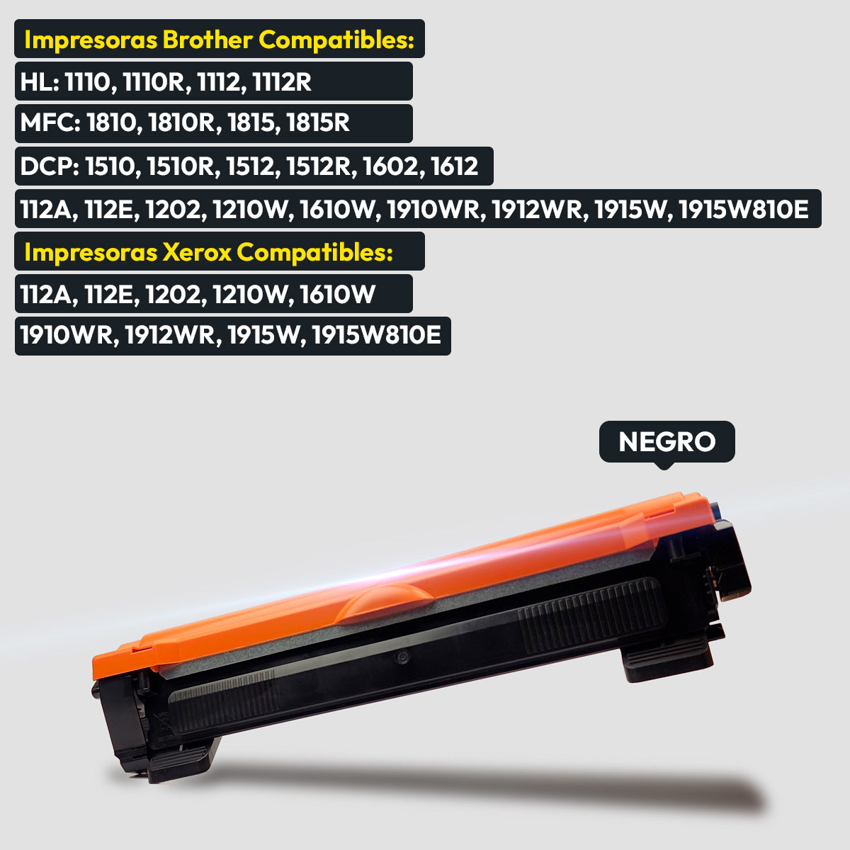 Toner Para Brother Tn1060 Hl1212 Hl1202 Dcp1602 Dcp161 Negro