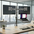 Soporte Escritorio Monitor Notebook Triple 10 a 32 Pulgadas Con Brazo