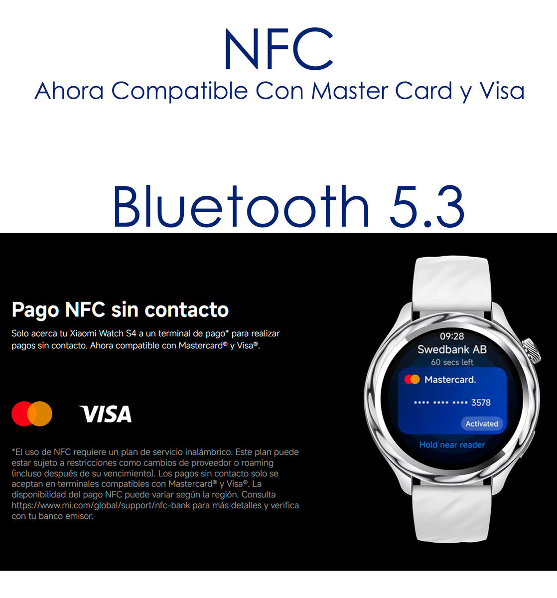 Mi Xiaomi Redmi Smart Watch S4 1.43 Pulg En Aluminio Con Nfc