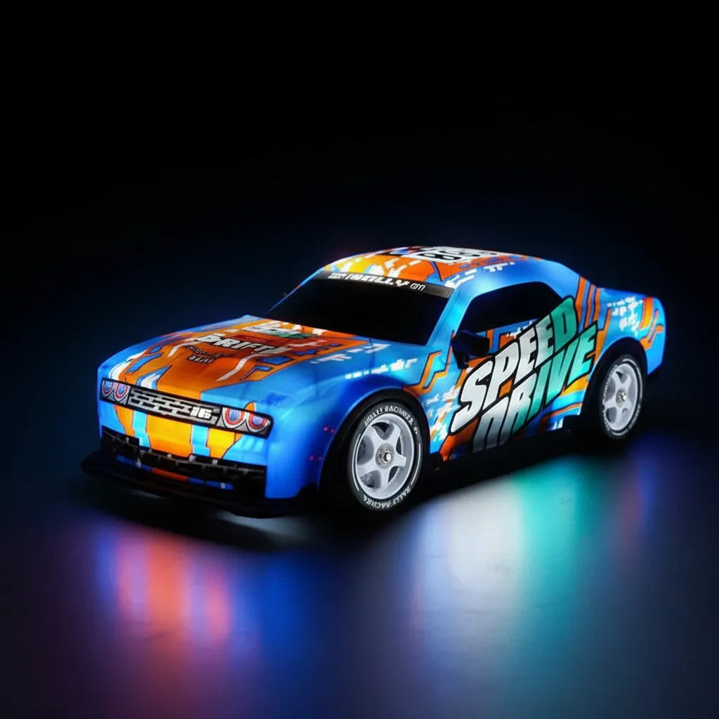 Auto Drift 4x4 Con Control Y Luces 2.4gz Speed Drive Dodge De 30cm