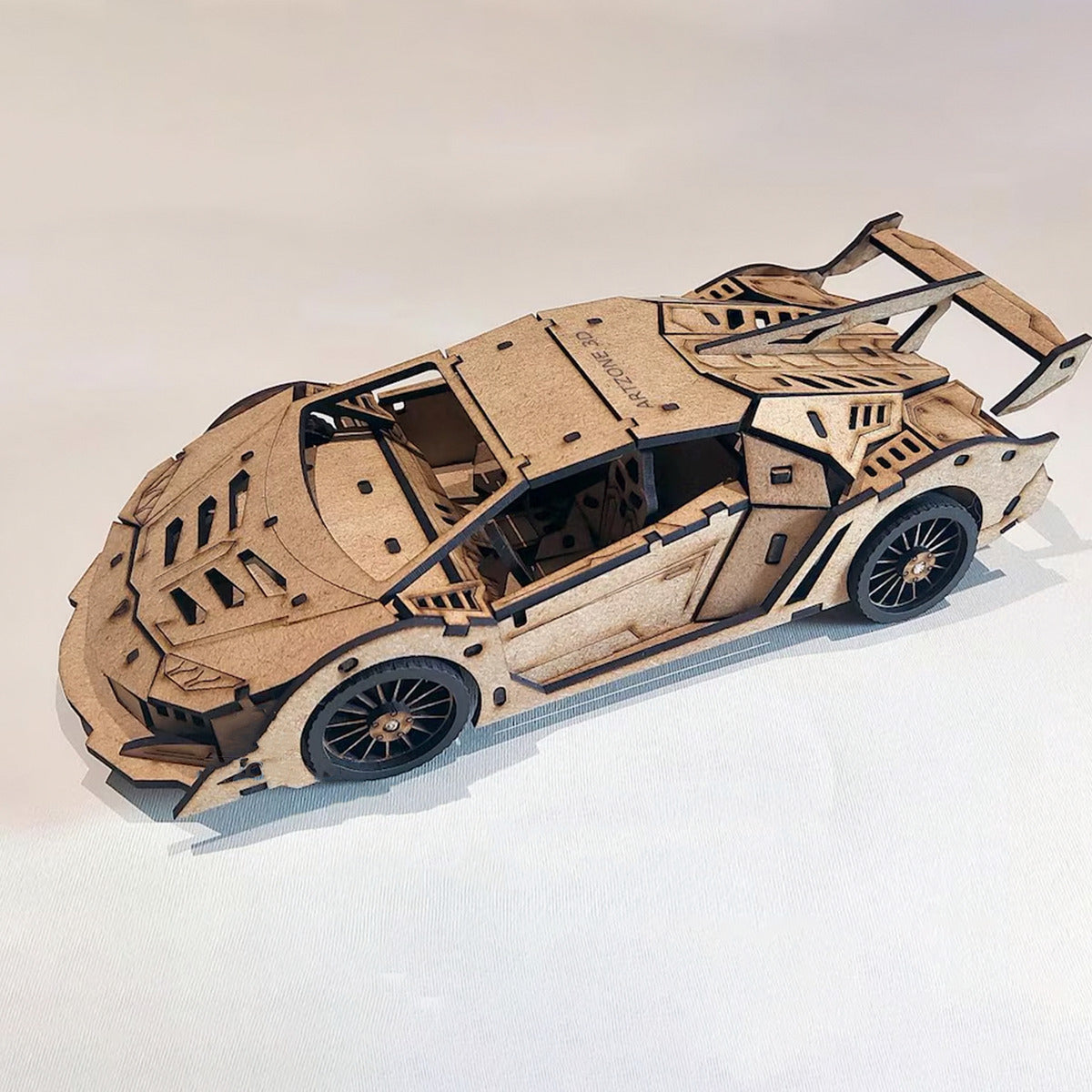 Puzzle 3d Auto Lamborghini Madera Armable 114pcs Didactico