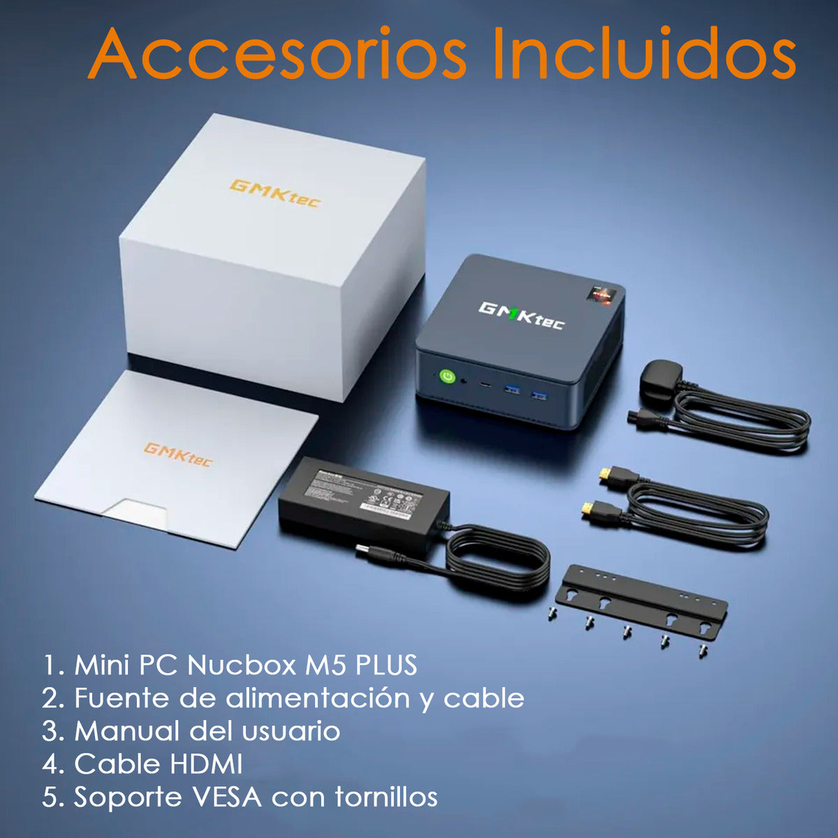 Mini Pc Gmktec M5 Plus Ryzen7 5825u Ddr4 16gb 512gb 4k