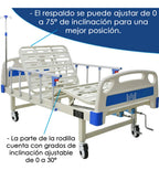 Cama de Asistencia Manual Articulada Soporta Hasta 260kg