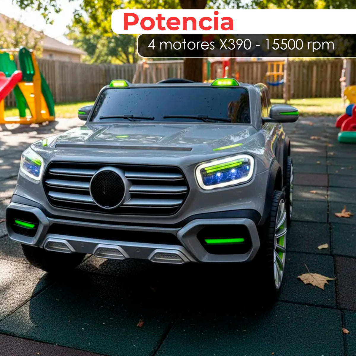 Auto Electrico Montable Jeep Suv Lujo 4x4 A Bateria 133cm