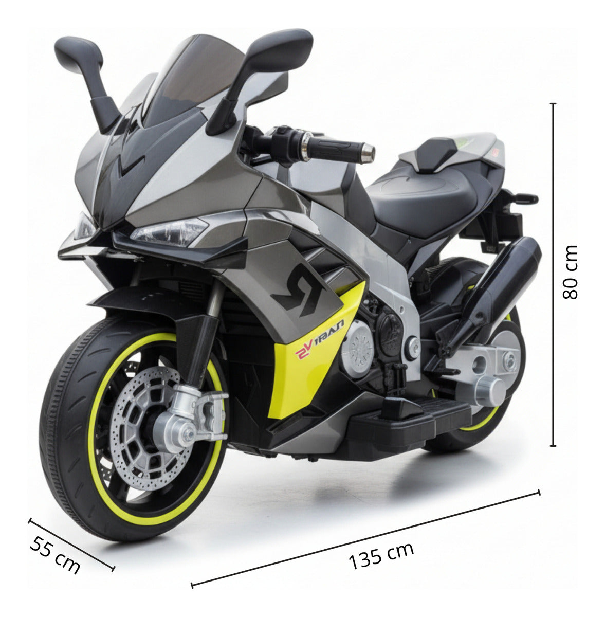 Moto Eléctrica Montable Niños R1 Grande Bateria Alta Duracion